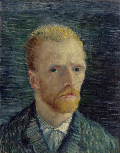 Autoportrét podle Gogha, Vincenta, van (1853-1890). Olej na plátně, rozměr: 42,2x34,5 od Vincent van Gogh