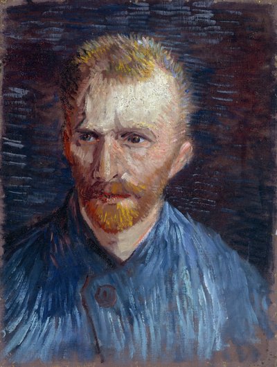 Autoportrét podle Gogha, Vincenta, van (1853-1890). Olej na plátně, rozměr: 44,5x33,6 od Vincent van Gogh
