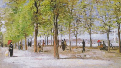 Terasa v Lucemburských zahradách od Vincent van Gogh