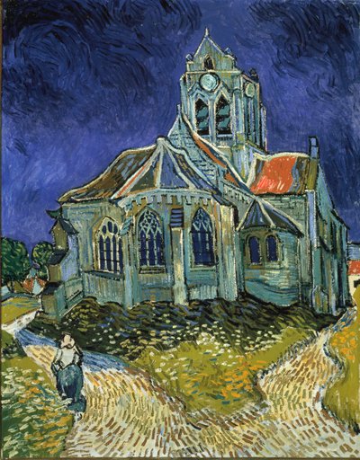 Kostel v Auvers od Vincent van Gogh