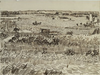 Sklizeň v Provence pro Émile Bernarda, 1888 od Vincent van Gogh
