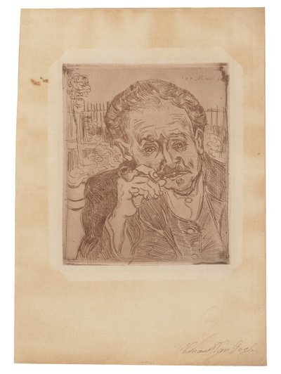 Muž s dýmkou: Portrét doktora Gacheta od Vincent van Gogh