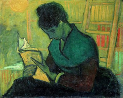 Čtenář románů, 1888 od Vincent van Gogh