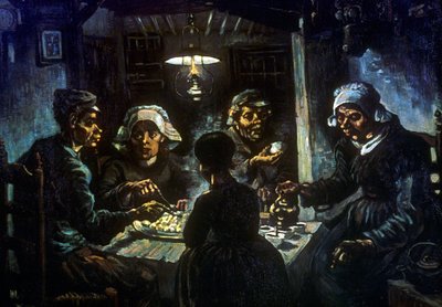 Jedáci brambor, 1885 od Vincent van Gogh