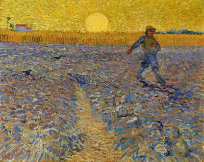 Rozsévač, kolem roku 1888 (olej na plátně) od Vincent van Gogh