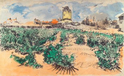 Van Gogh / Mill od A.Daudeta Fontvieille od Vincent van Gogh