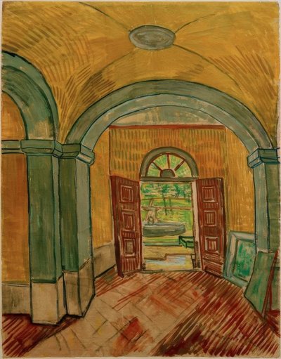 Vestibul v sanatoriu od Vincent van Gogh