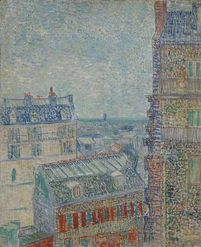 Pohled na Paříž z Theova bytu v ulici Lepic od Vincent van Gogh