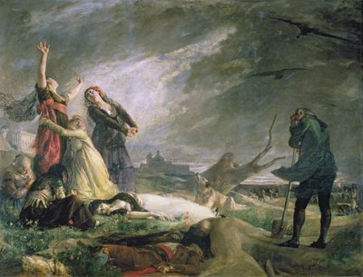Pohřeb v La Moncloa v květnu 1808 (olej na plátně) od Vincente Gonzalez Palmaroli