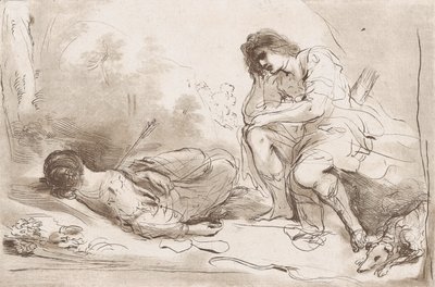 Cephalus a Procris, 1764-98. od Vincenzio Vangelisti