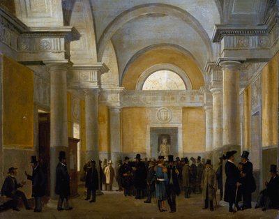 Palazzo San Giacomon sisätilat Napolissa od Vincenzo Abbati