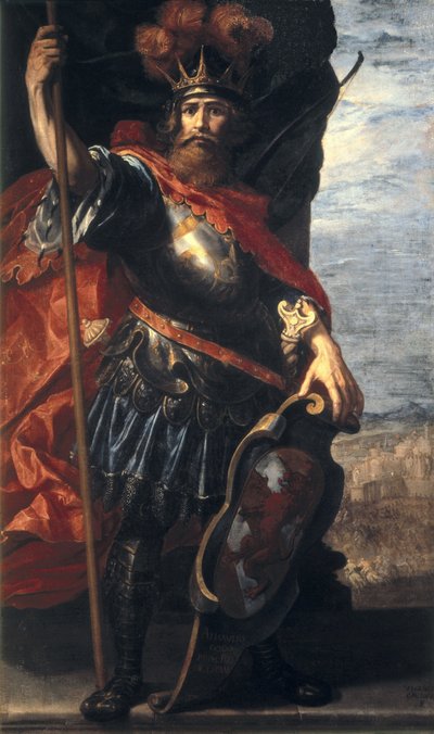 Portrét krále Vizigótů Athaulfa od Vincenzo Carducci
