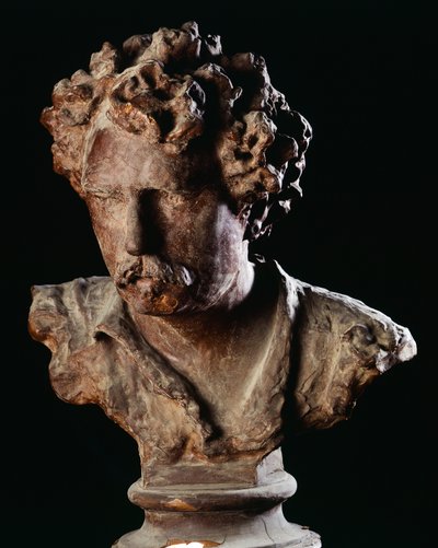 Portrét malíře Fortuny (vosk) od Vincenzo Gemito