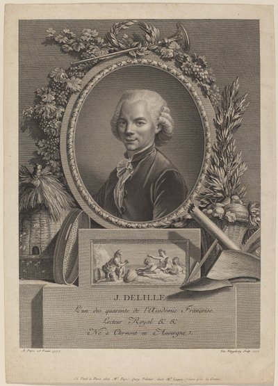 Jacques Delille od Vincenzo Vangelisti after André Pujos