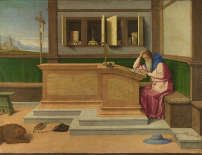 Svatý Jeroným ve své pracovně, c. 1510 od Vincenzo di Biagio Catena