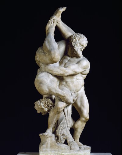 Hercules a Diomedes - Zápasníci od Vincenzo di Raffaello de Rossi