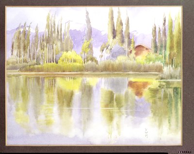 Jezero Dal, Kašmír od Violet M. Minchin