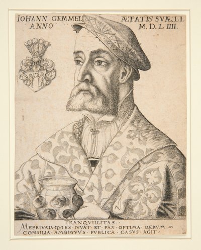 Portrét Joannes Gemmel od Virgil Solis