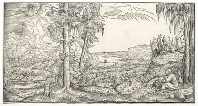 Svatý Jan na ostrově Patmos od Virgil Solis