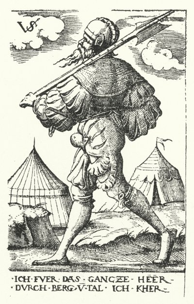 Landsknecht od Virgilius the elder Solis