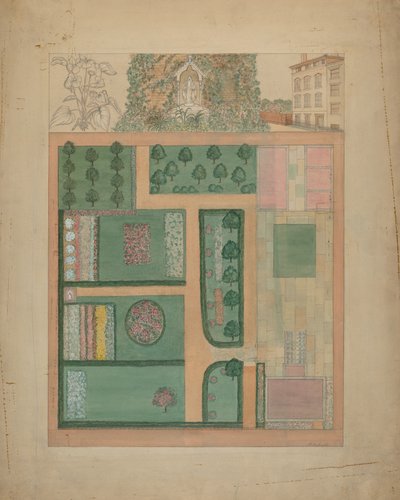 Parmentier Grounds, c. 1936. od Virginia Richards