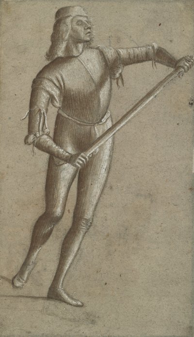 Carpaccio - Gondoliér (recto), asi 1514-1520 od Vittore Carpaccio