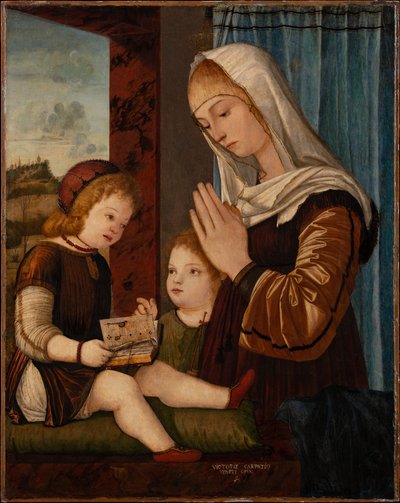 Madona s dítětem a malým svatým Janem od Vittore Carpaccio