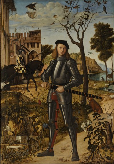 Portrét rytíře od Vittore Carpaccio