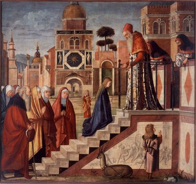 Představení Panny Marie v chrámu od Vittore Carpaccio