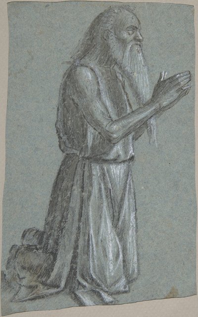 Svatý Jeroným recto, Voják s kopím verso, 1460-1525. od Vittore Carpaccio