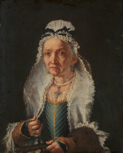 Portrét staré dámy od Vittore Ghislandi (circle of)