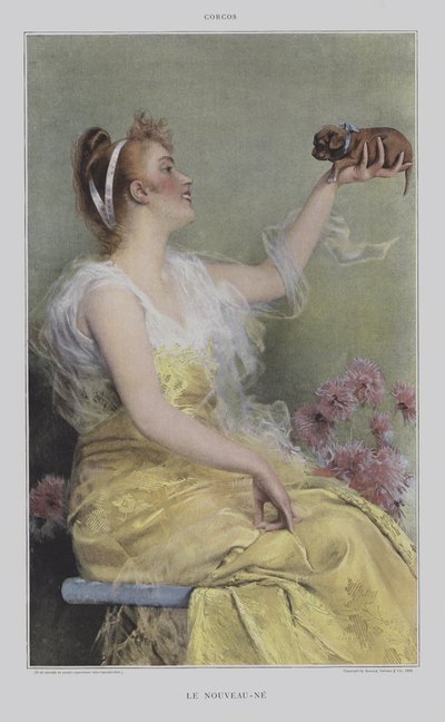 Novorozenec od Vittorio Matteo Corcos