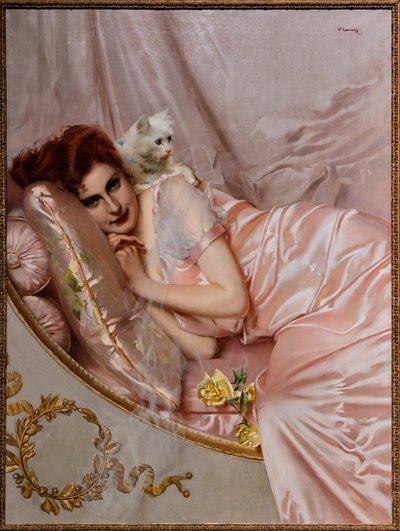 Na pohovce od Vittorio Matteo Corcos
