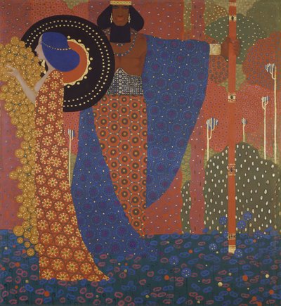 Princezna a bojovnice od Vittorio Zecchin