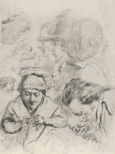 Le Citoyen Aubourg, Mme Aubourg, a jejich rodina Občan Aubourg, Madame Aubourg..., ca. 1795-1805. od Vivant Denon