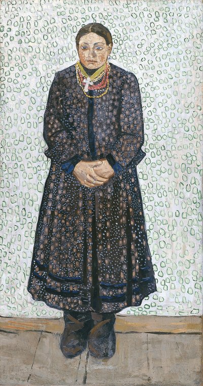 Ukrajinská rolnice, 1910-1911 od Vladimir Davidovich Burliuk