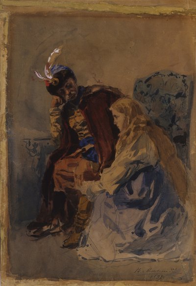 Mazepa s Marií, 1892 od Vladimir Egorovic Makovsky