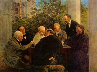 Hra karet, konec 19.-začátek 20. století, 1965. od Vladimir Egorovic Makovsky