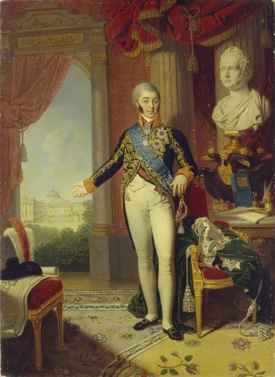 Portrét hraběte Nikolaje Petroviče Šeremetěva 1751-1809, 1819 od Vladimir Lukich Borovikovsky
