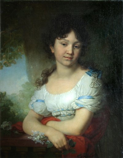 Portrét hraběnky Marie Alexejevny Orlové-Denisové, 1801 od Vladimir Lukich Borovikovsky