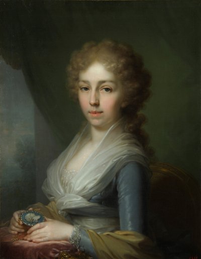 Portrét velkovévodkyně Alžběty Alexejevny 1779-1826, 1795 od Vladimir Lukich Borovikovsky
