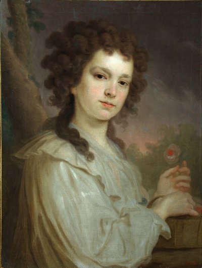 Portrét Olgy Kuzminichny Filippové 1772-1829, 1790 od Vladimir Lukich Borovikovsky