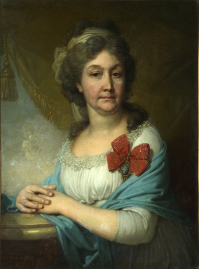 Portrét baronky Varvara Vasilyeva, 1800 od Vladimir Lukich Borovikovsky