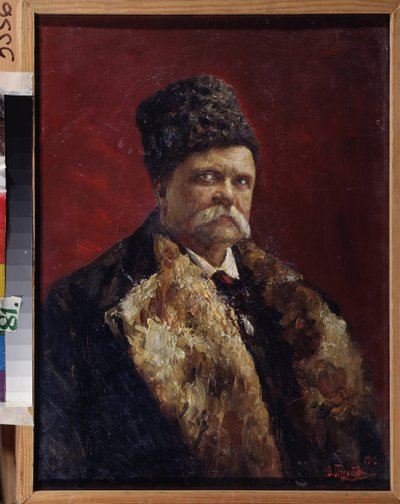 Portrét spisovatele Vladimira Gilyarovského (1853-1935). Obraz Vladimíra Nikolajeviče Pchelina (1869-1941), olej na plátně od Vladimir Nikolayevich Pchelin