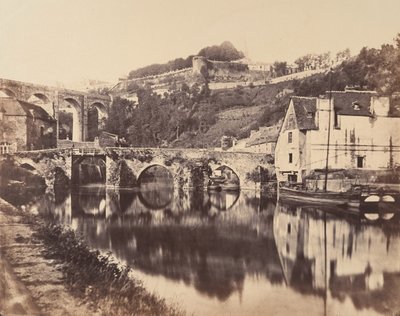 Přístav Dinan, Bretaň, 1856. od WA Mansell