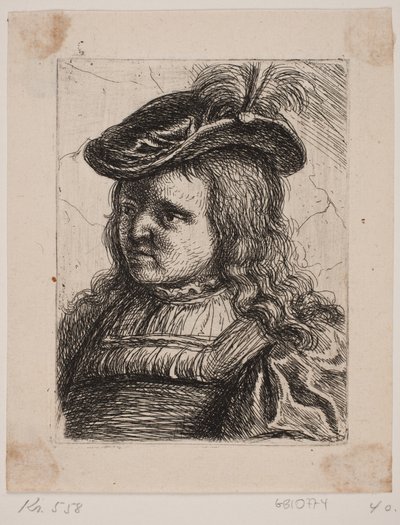 Busta chlapce. od W.A. Müller