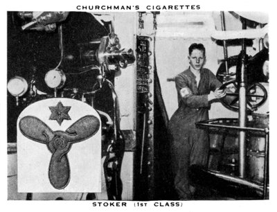 Stoker, 1. třída, 1937. od WA and AC Churchman