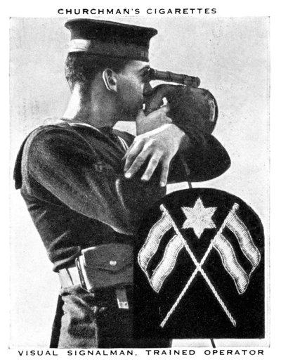 Visual Signalman, vyškolený operátor, 1937. od WA and AC Churchman