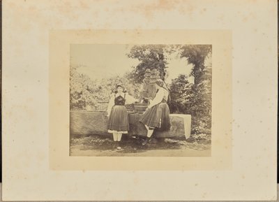 Slovinci z Gail Thal, ve svátečním kroji, Korutany od W.D. Howard and F.H. Lloyd