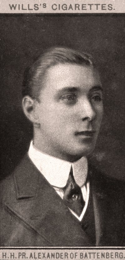 H.H, PR. Alexandr z Battenbergu, 1908. od WD and HO Wills
